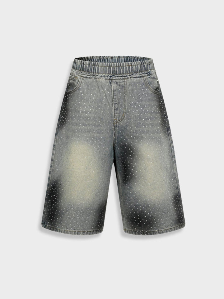 DCRB Rhinestone Denim Jorts