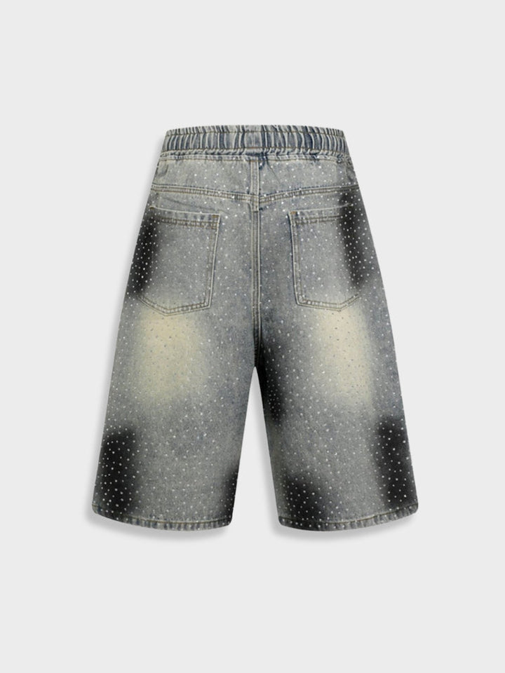 DCRB Rhinestone Denim Jorts