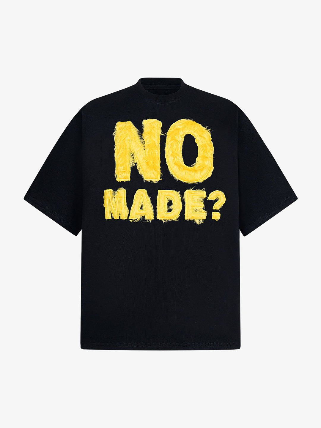 Heavy Retro Patch Embroidered T-shirt - 2398