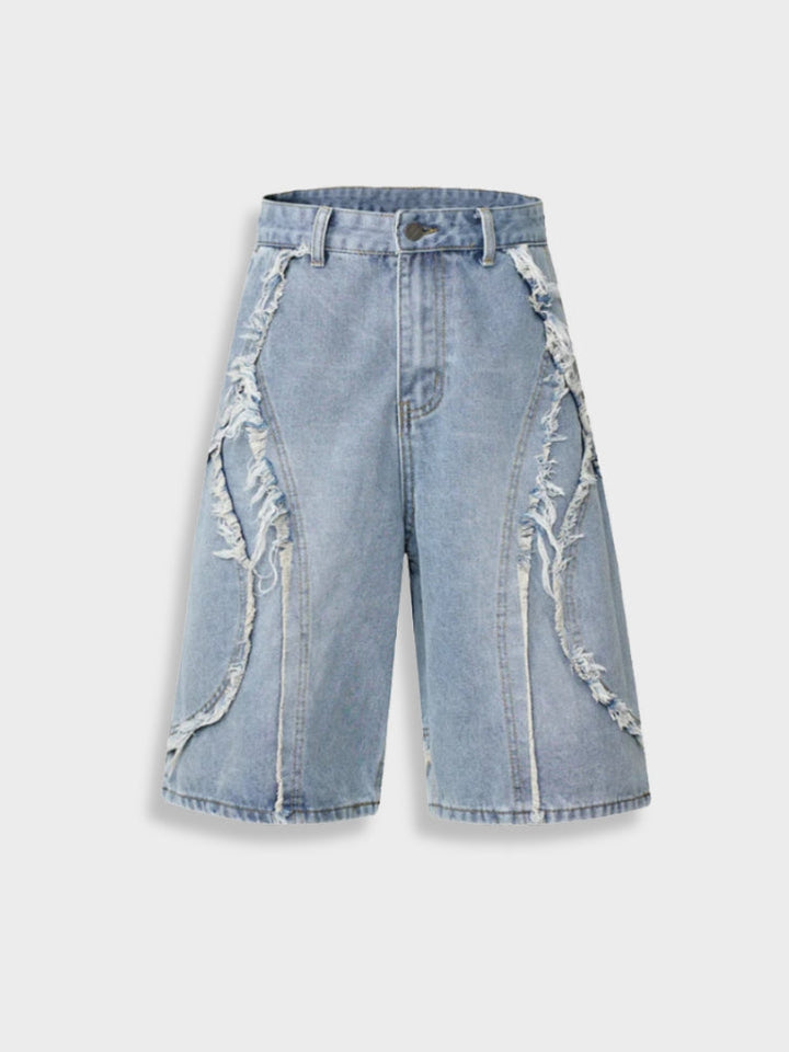 DCRB Distressed Street Denim Jorts