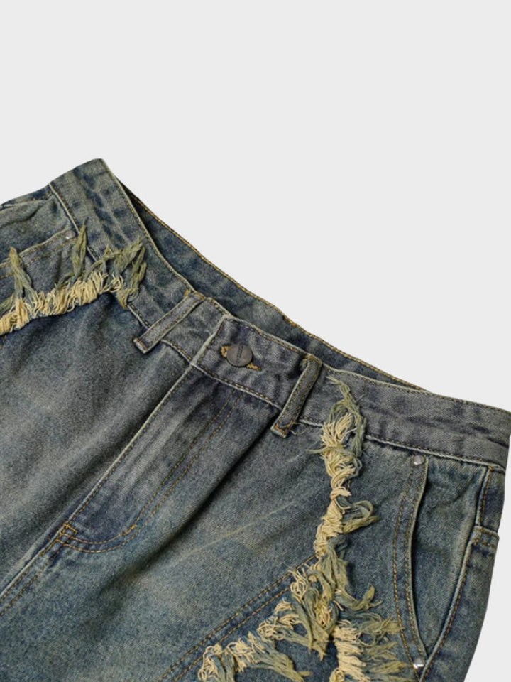 DCRB Distressed Street Denim Jorts