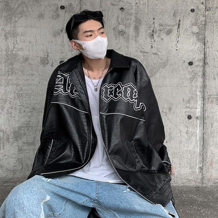 'Retro' Leather Jacket - MyGarments®