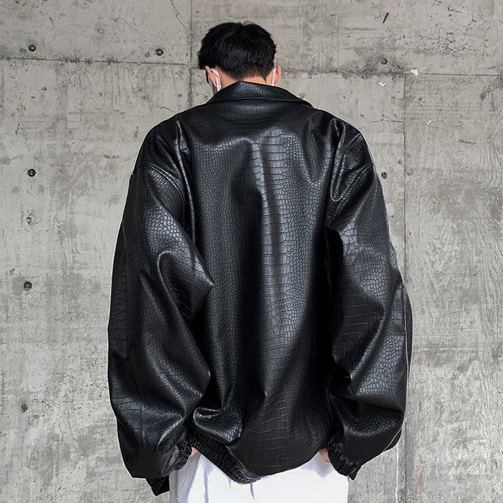 'Retro' Leather Jacket - MyGarments®