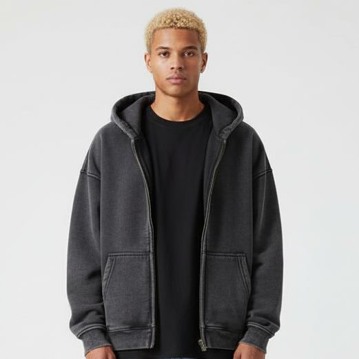 Heavyweight Zipped Hoodie