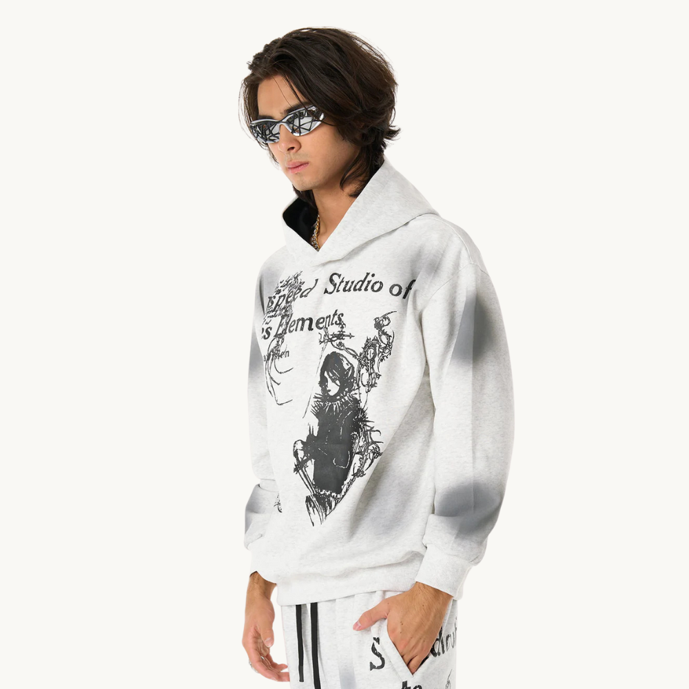 Graphic Hooded Jacket