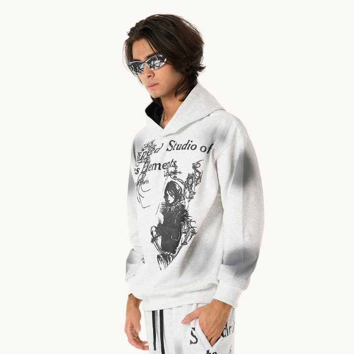 Graphic Hooded Jacket