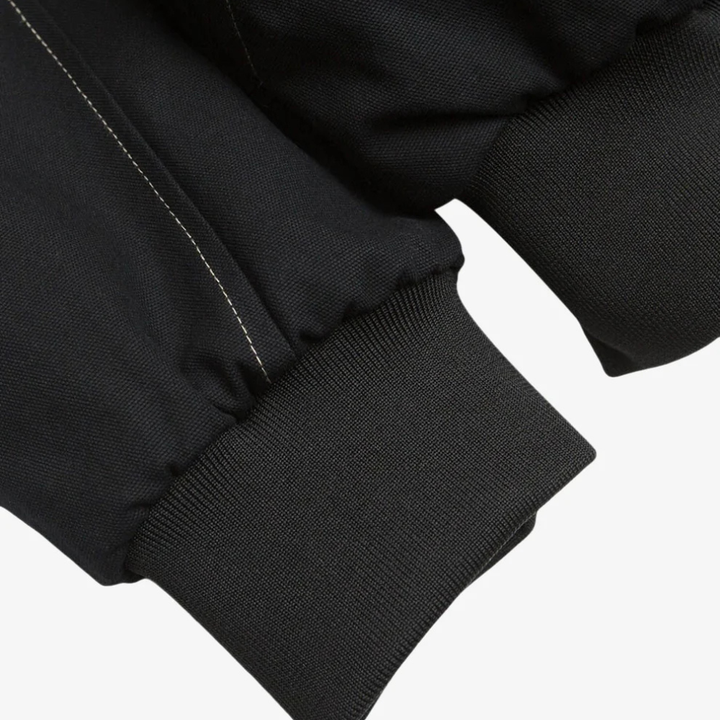 Faux Fur Lined Zip Up Winter Hooded Bomber Jacket