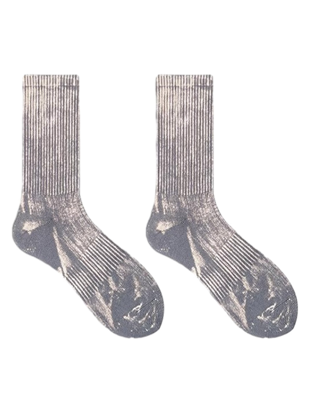 Workwear Distressed Tie-Dyed Socks