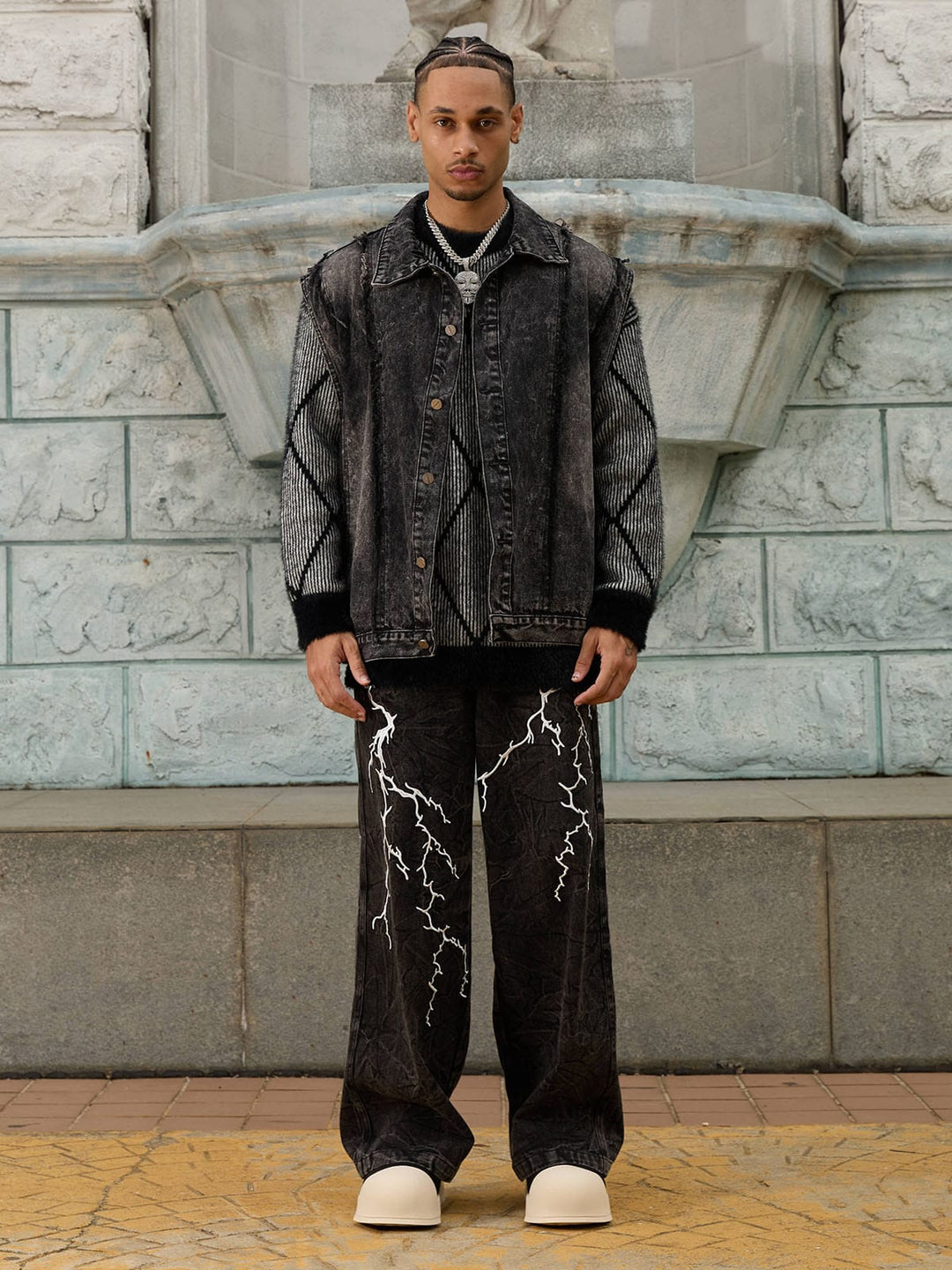 'Thunderstrike' High Street Hip-hop Jeans