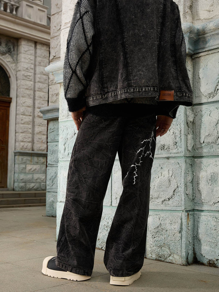 'Thunderstrike' High Street Hip-hop Jeans