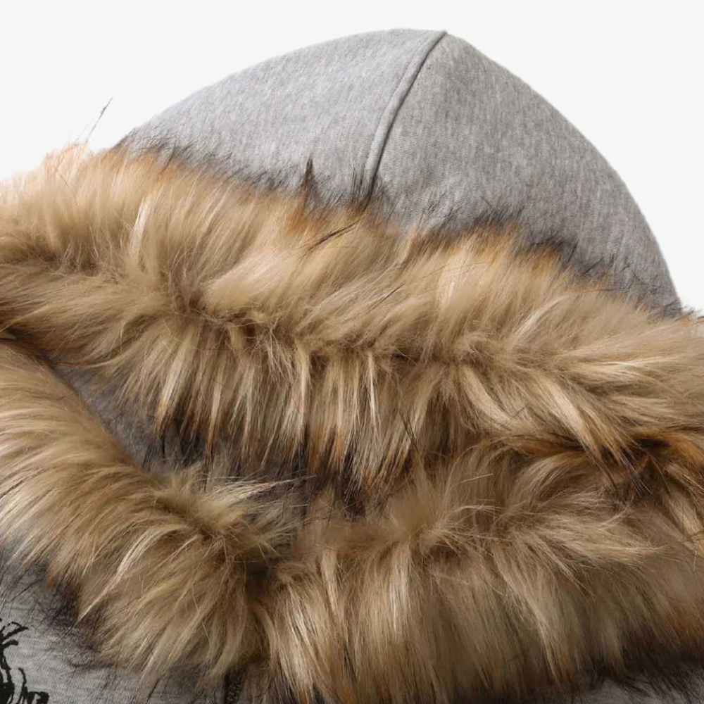 Graphic Hooded Jacket