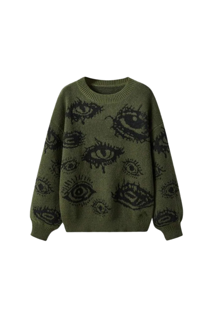 'Eye of Perception' Graphic Sweater