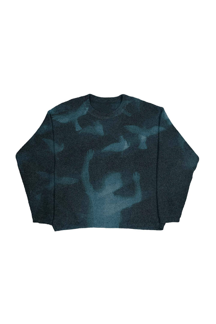 'Flight of Shadows' Knit Sweater