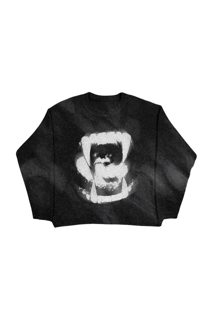 'Fanged Night' Knit Sweater