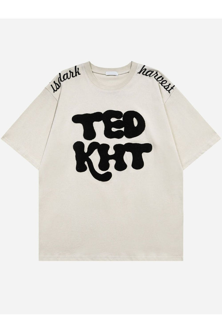 T Shirt With Tedkht Print