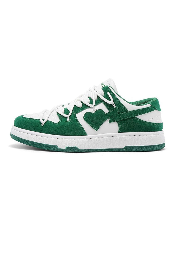 Green Heart Sneaker