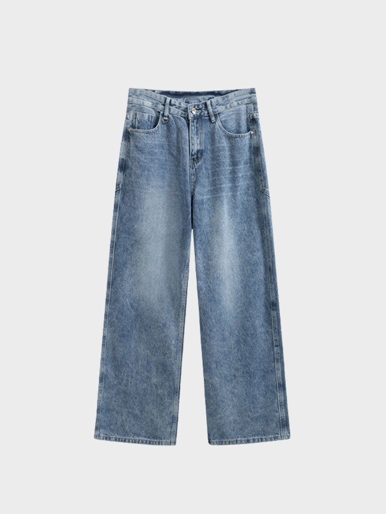 MyGarments - Baggy Denim Jeans - Grey/Blue