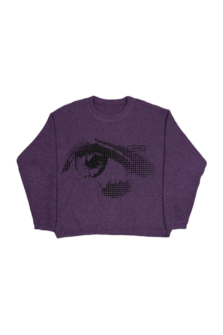 'Visionary Gaze' Knit Sweater