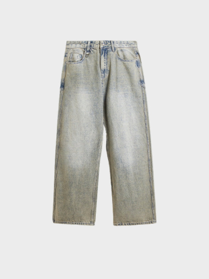 MyGarments - Baggy Denim Jeans - Light Grey