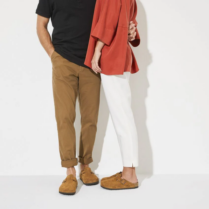 Birkenstock Boston Weiches Fußbett Wildleder