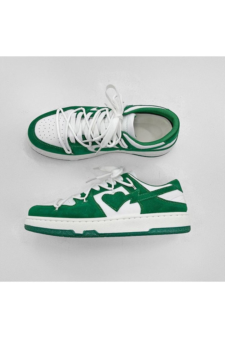 Green Heart Sneaker