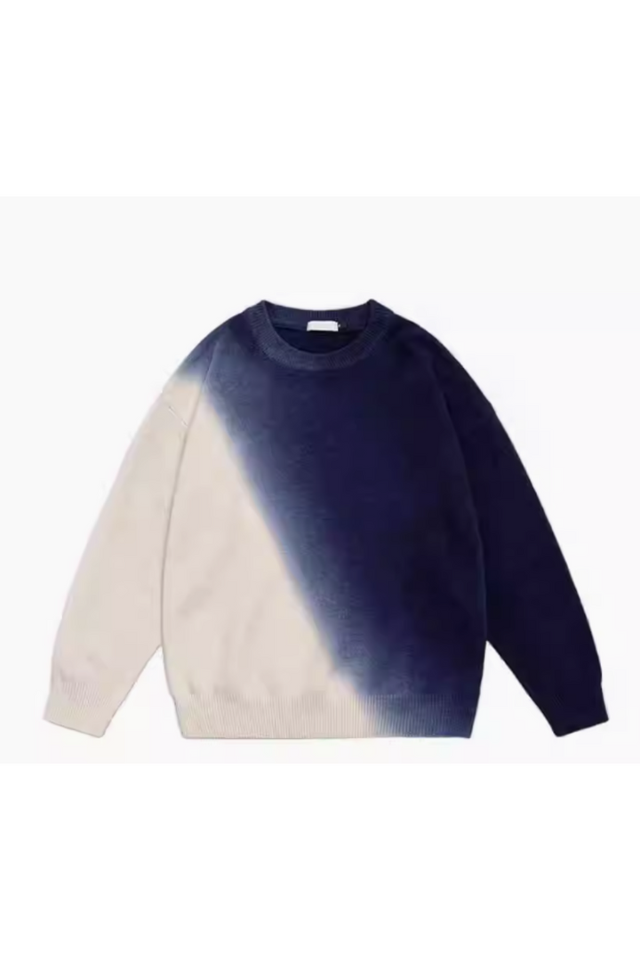 'Zephyr' Gradient Knit Crewneck Sweater