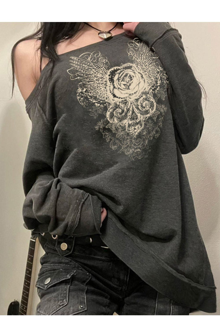 Rose Cut Sweatshirt