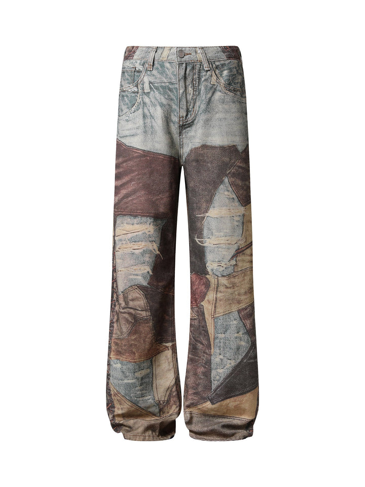 'Canvas' High Street Printed Jeans