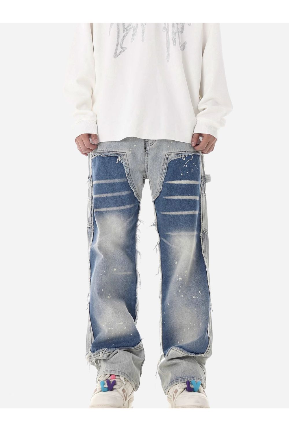 Jeans With Pant Design