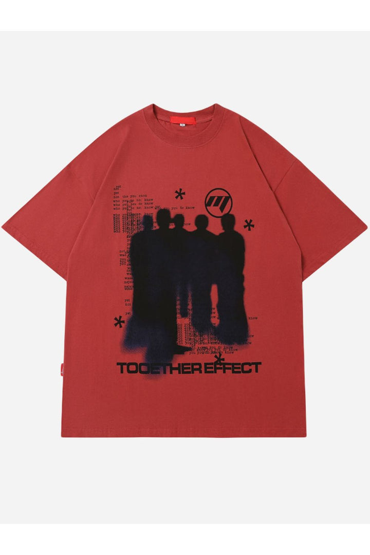 T Shirt With Group Print