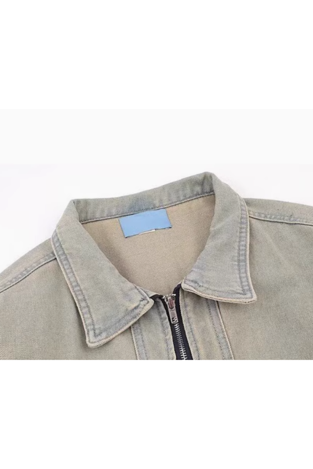 'Drift' Deconstructed Washed Denim Jacket