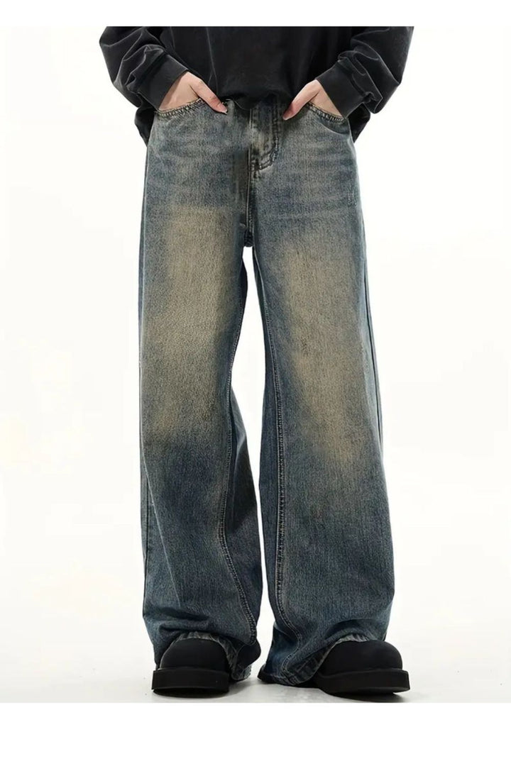 'Belong To The Street' Washed Baggy Jeans