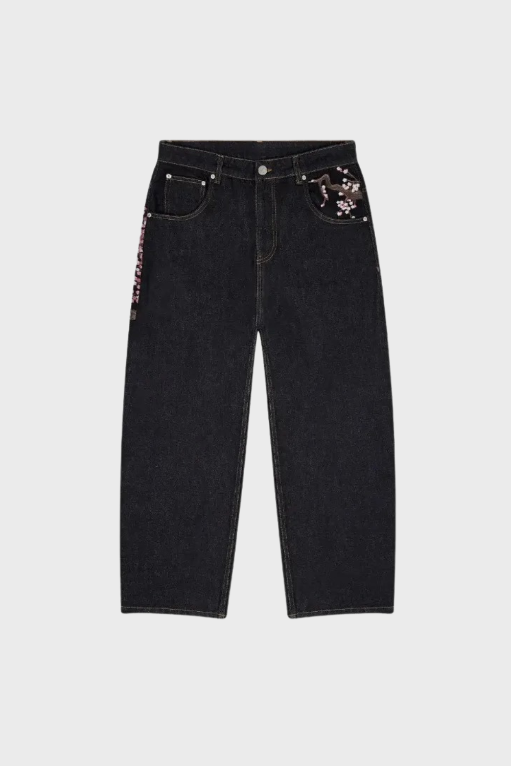 'Sakura' Bloom Baggy Jeans