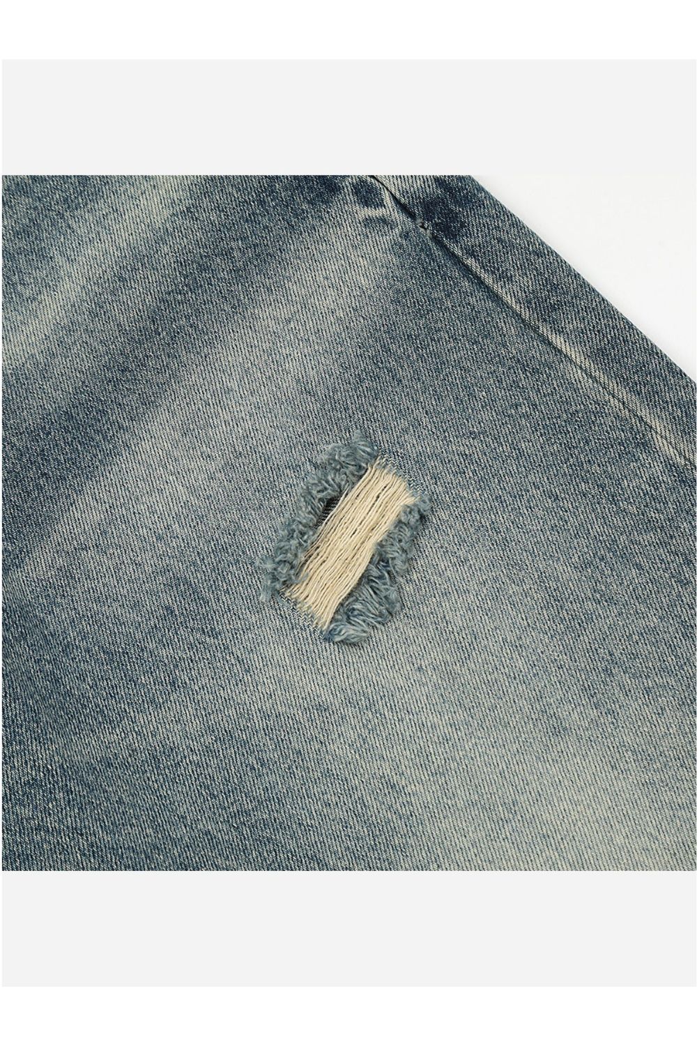 Jeans With Ripped Design Flared