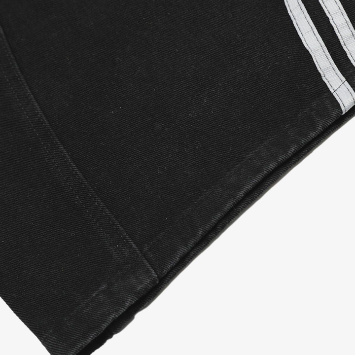 Denim Striped Barrel Jeans