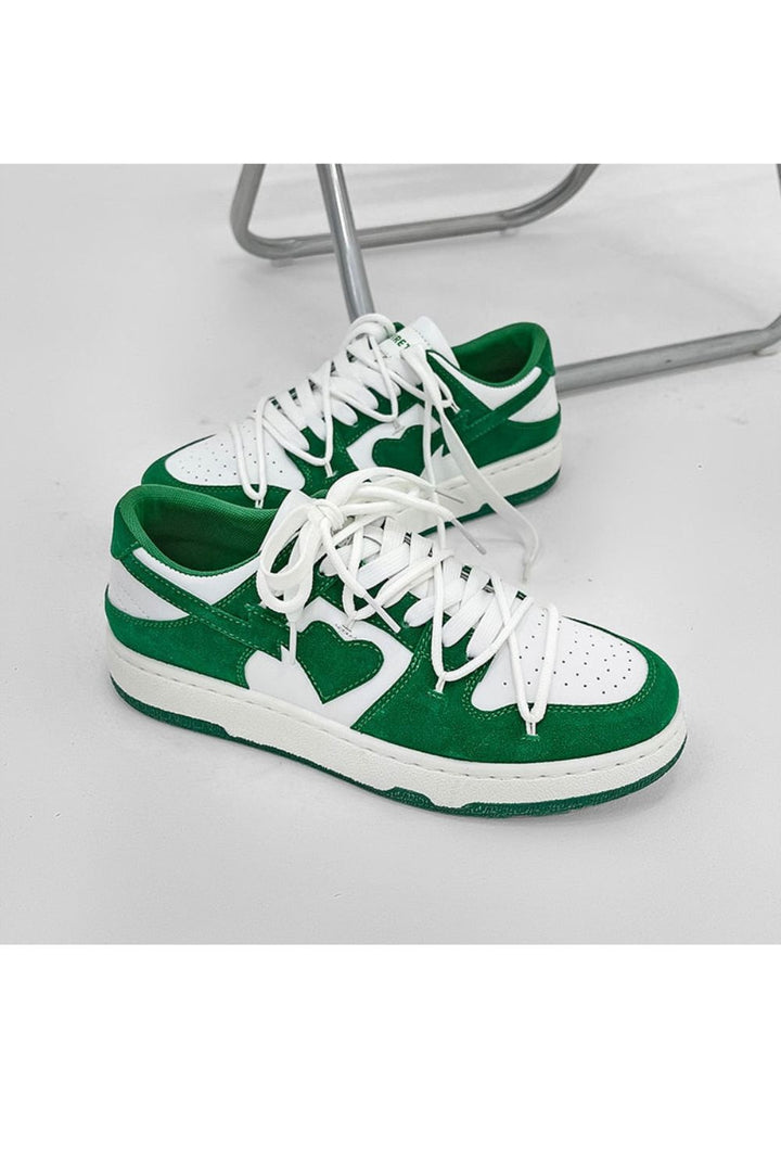 Green Heart Sneaker