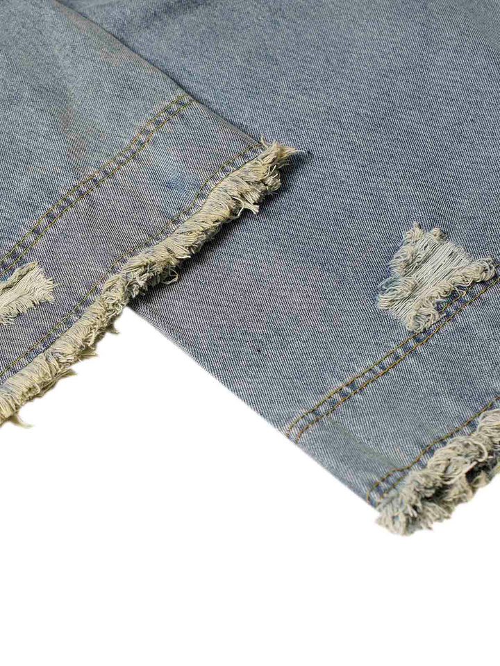 'Livia' Washed Ripped Baggy Jeans