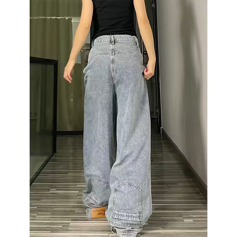 "GRAVITY" Wide-Leg Jeans