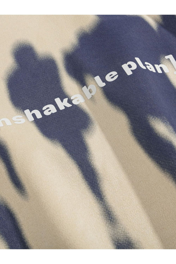 T Shirt With Unshakable Plan Print