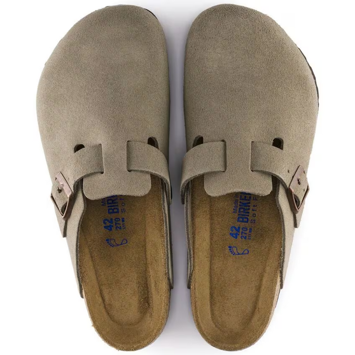 Birkenstock Boston Weiches Fußbett Wildleder