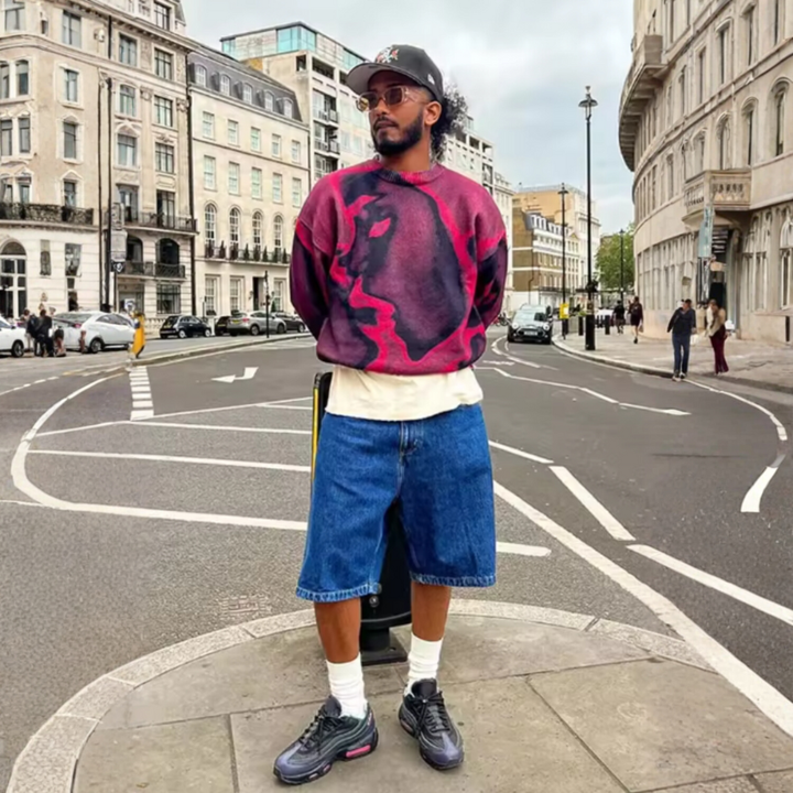 Vortex Graphic Sweatshirt - Blue