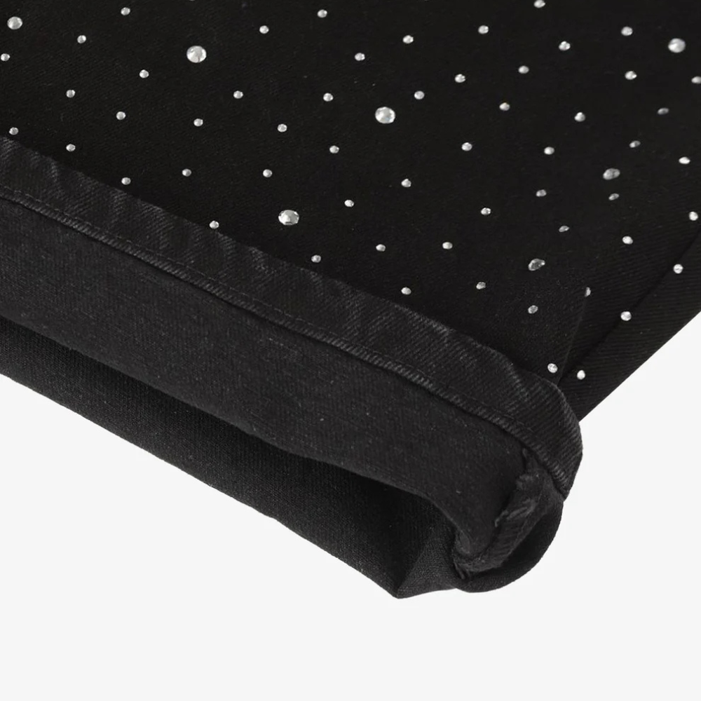 Retro Denim Full Rhinestone Design Baggy Jeans