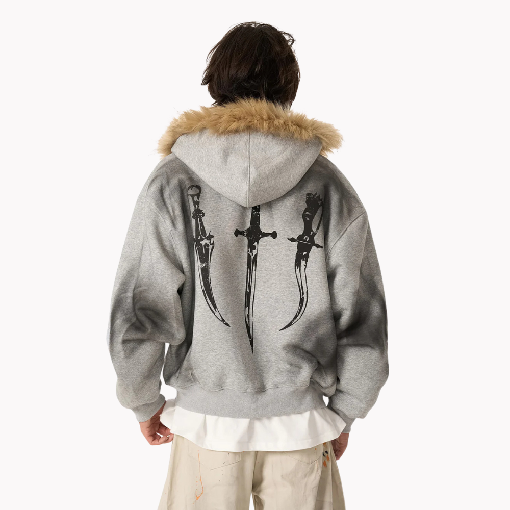 Graphic Hooded Jacket