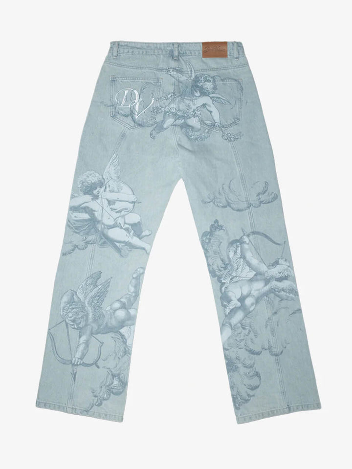 'Cupido' Washed Baggy Jeans