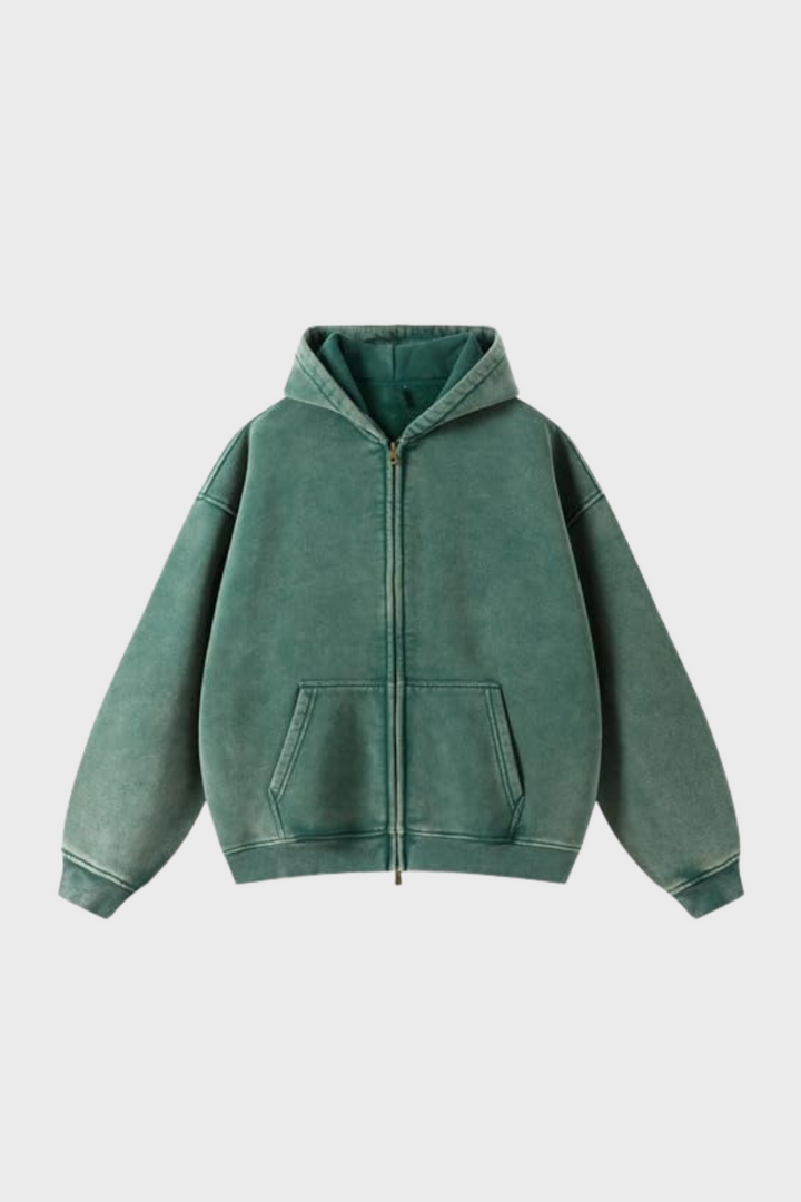Grafische Zware Gevoerde Hoodie