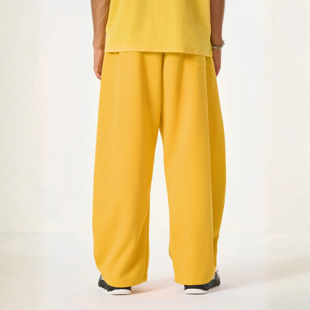 Fleece Vintage Side Stripe Drape Paratrooper Machete Wide Leg Pants