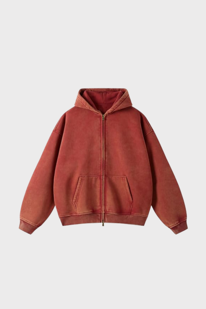 Grafische Zware Gevoerde Hoodie
