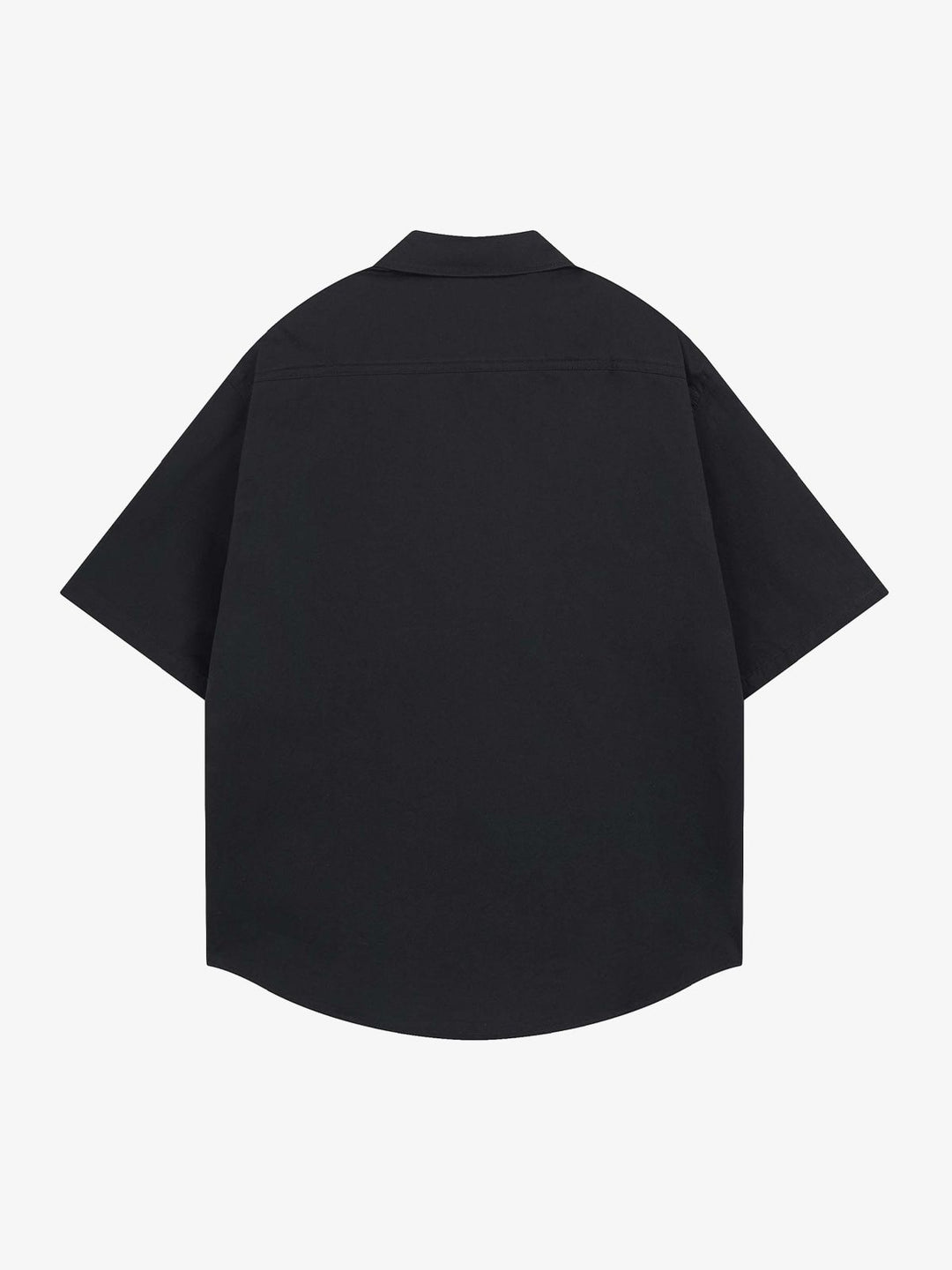 Bold Letter Graphic Short-Sleeve Shirt