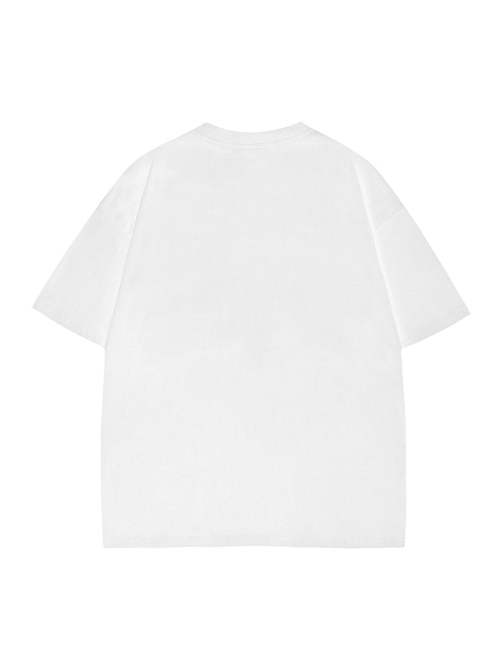 Butterfly Patch Embroidered Graphic T-Shirt