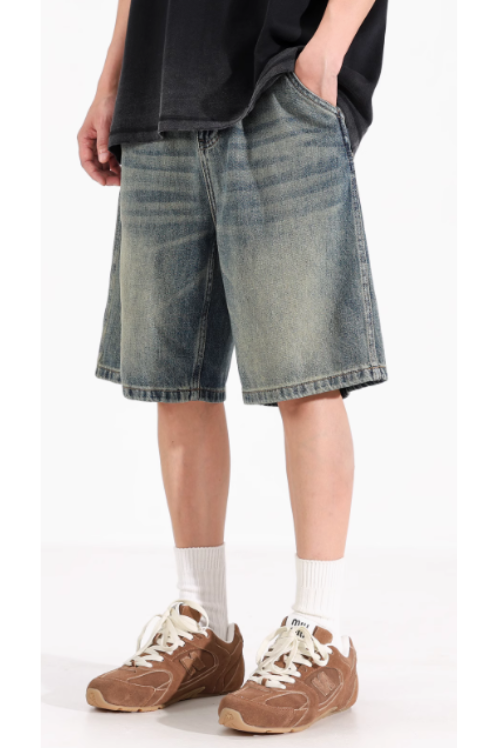 'Cove' Distressed Denim Shorts